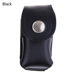 Portable Golf Ball Holder Waist Pouch Bag Leather Cool Golf Tee Bag Sports Accessory Small Golf Ball Bag