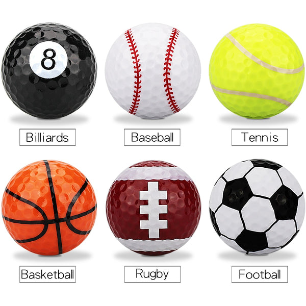 1 Pcs Golf Practice Ball Multicolors Golf Balls Drop Ship