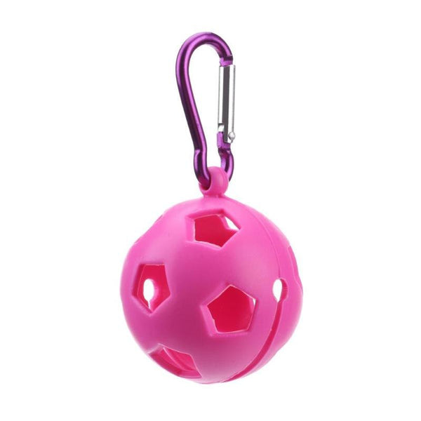 5cm Silicone Golf Ball Sleeve Protective Cover Keyring Keychain Golf Accessories Supplies Drop Shipping Golf Accessories