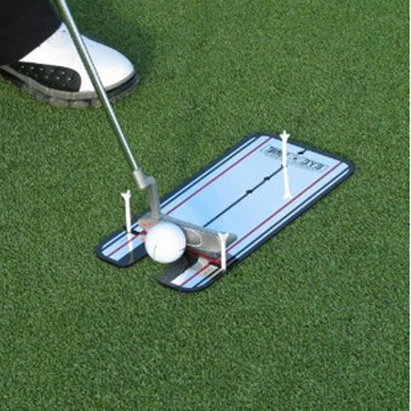 Mirror Golf Accessories Golf Training Aids Swing Trainer Straight Practice Net Putting Mat Alignment Swing Trainer Eye Line