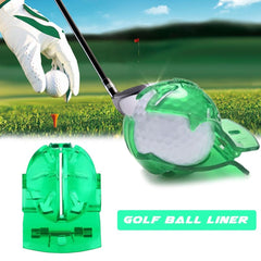 Golf Scribe Accessories Supplies Transparent Golf Ball Green Line Clip Liner Marker Pen Template Alignment Marks Tool Putting