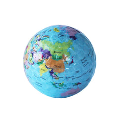 Dropshipping Globe Map Funny Novelty Practice Golf Balls Golf Balls For Kids Man Woman Christmas Birthday Gift Pro