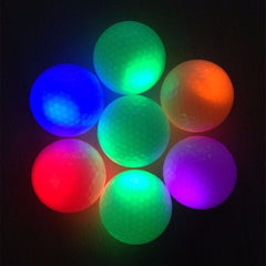 1Pc New Light-up Flashing Night Light Glowing Fluorescence Golf Balls Golfing Wholesale