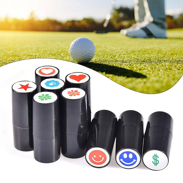 Golf Ball  Stamper 3 Color Romantic Sporting Stamp Stamper Golf Seal Outdoor Leisure Playing Action Correction Device