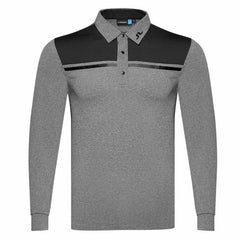 Cooyute Clearance sale New mens long sleeve Golf T-shirt JL Golf clothes in choice Leisure Cotton Golf shirt Free shipping