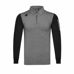 QMen  Long sleeve DESCENTE Golf T-shirt 5colors Golf clothes S-XXL in choice Leisure Golf shirt Free shipping