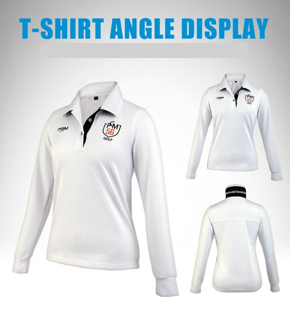 2018 PGM products style ladies T-shirts Breathable golf long sleeved women's jerseys Lady High Elastic sport shirt size S-XL