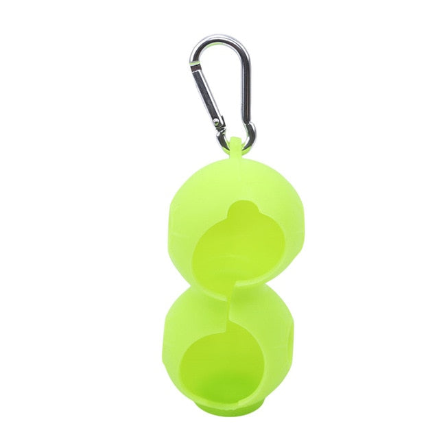 New Golf Silicone Ball Set 2 Pieces Golf Accessories Golf Silicone Protective Cover Can Be Hung On The Belt