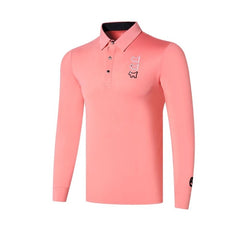 2019new golf shirt men fast dry golf sports long sleeves shirt golf clothing tu