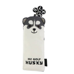 Golf Sport Headcover Golf Accessories Golf Head Covers Headcover Driver Fairway Wood Covers Set with Dog Pattern