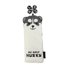 Golf Sport Headcover Golf Accessories Golf Head Covers Headcover Driver Fairway Wood Covers Set with Dog Pattern