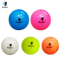 Caiton Crystal clear color golf balls Double distance game golf ball