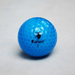 Caiton Crystal clear color golf balls Double distance game golf ball