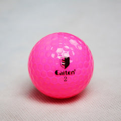 Caiton Crystal clear color golf balls Double distance game golf ball