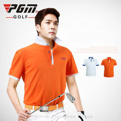 PGM Brand Men Top Polo Shirt High Quality Short Sleeve Quick Dry Tennis TShirt Summer Compression Running Sport Golf Shirts 2019