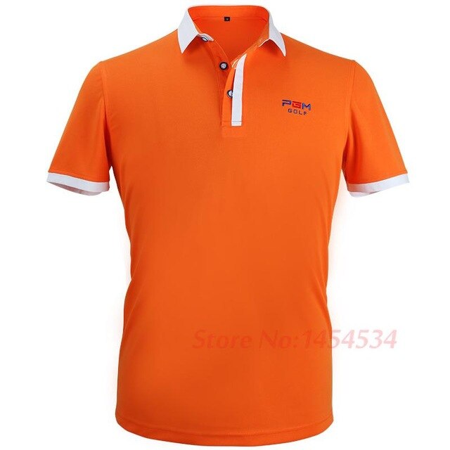 PGM Brand Men Top Polo Shirt High Quality Short Sleeve Quick Dry Tennis TShirt Summer Compression Running Sport Golf Shirts 2019