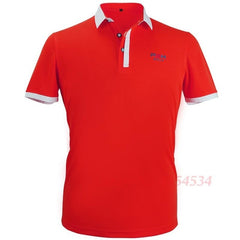 PGM Brand Men Top Polo Shirt High Quality Short Sleeve Quick Dry Tennis TShirt Summer Compression Running Sport Golf Shirts 2019