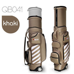 PGM Retractable Golf   Bag with Wheel / 2017 New Patent Designed Golf  Bag / Travelling Aviation Bag  Hard Nylon  A4346