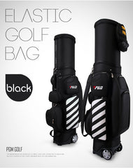 PGM Retractable Golf   Bag with Wheel / 2017 New Patent Designed Golf  Bag / Travelling Aviation Bag  Hard Nylon  A4346