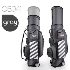 PGM Retractable Golf   Bag with Wheel / 2017 New Patent Designed Golf  Bag / Travelling Aviation Bag  Hard Nylon  A4346