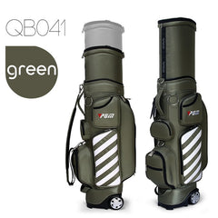 PGM Retractable Golf   Bag with Wheel / 2017 New Patent Designed Golf  Bag / Travelling Aviation Bag  Hard Nylon  A4346