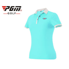 2018 PGM Golf T-shirts for Women Summer Outdoor Sport Clothes Soft Viscose Shirt Short Sleeve Underwear Clothes Golf Apparel