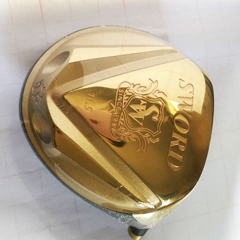 Cooyute New Golf heads KATANA SWORD Gold Golf driver heads 11.5 loft Club-Making Product Golf Club heads no shaft Free shipping