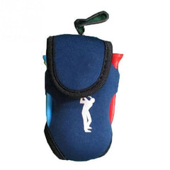 Outdoor Portable Mini Golf Bag 4 Tees and 2 Balls Holder Neoprene Mini Waist Bag Sports Tool Pack Balls Tees Accessories #127