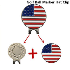 Magnetic Golf Markers Hat Clips Official Alloy Ball Mark Hat Clips Caps Outdoor Golf Accessories Training Aids Golfer Suppliers